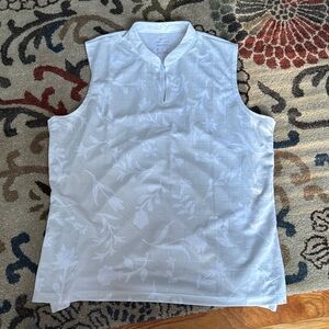 Nike Women’s White Floral Tank Top